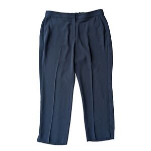 J. Crew Dark Navy Straight-Leg Trousers